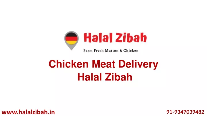 chicken meat delivery halal zibah