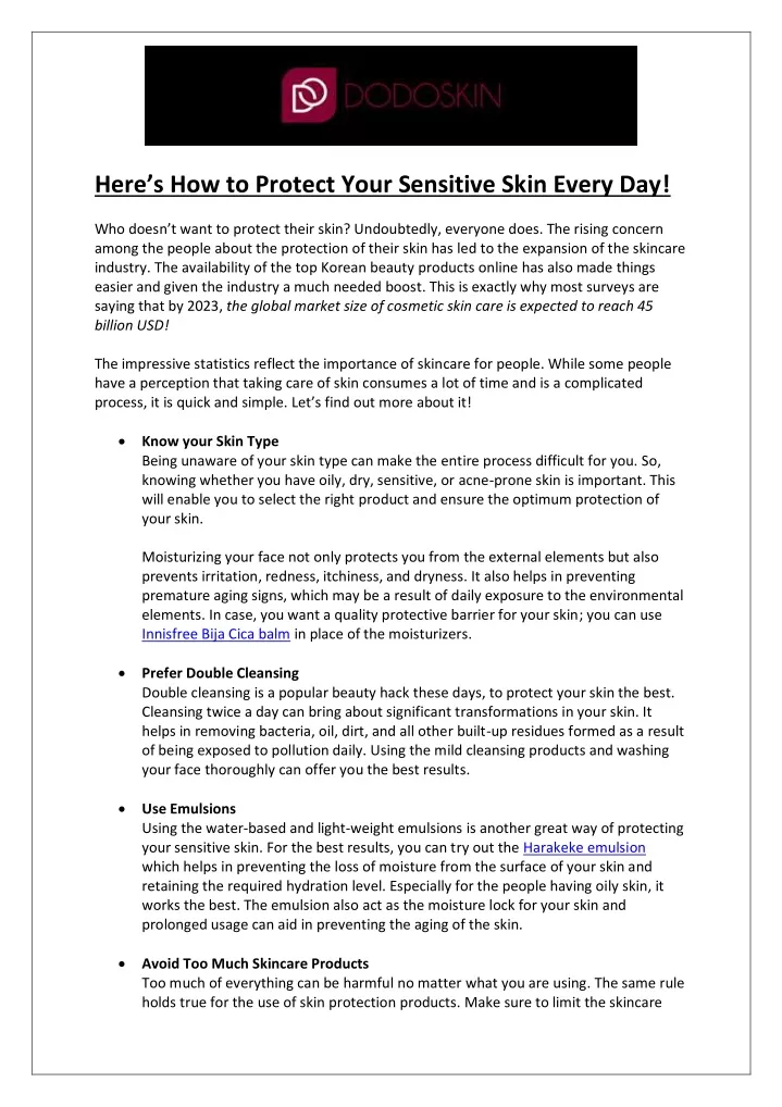 here s how to protect your sensitive skin every