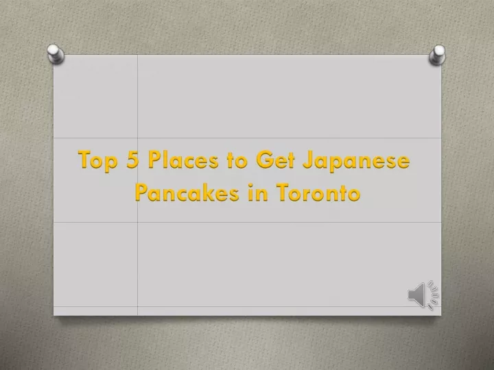 top 5 places to get japanese pancakes in toronto