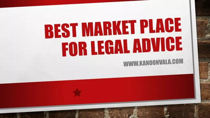 best market place for legal advice