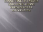 Real-Time Data Integration - slide 1