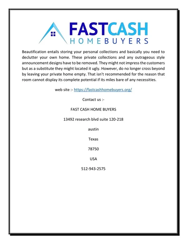 We Buy Houses Austin | Fastcashhomebuyers.org