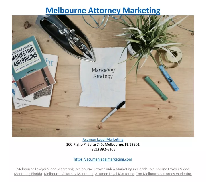 melbourne attorney marketing