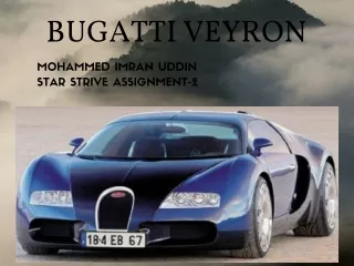 Specifications of Bugatti