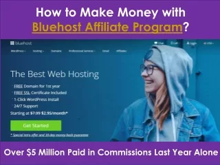 How to make money with Bluehost Affiliate Progarm?