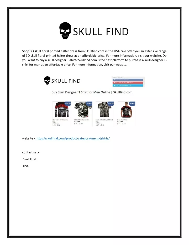 shop 3d skull floral printed halter dress from
