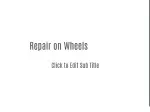 Repairs On Wheels - slide 1