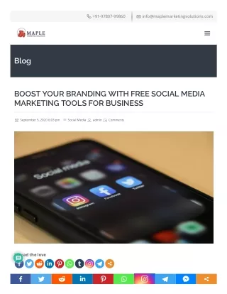 Social Media Marketing