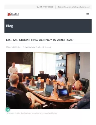 DIGITAL MARKETING AGENCY IN AMRITSAR