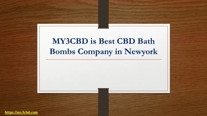 my3cbd is best cbd bath bombs company in newyork