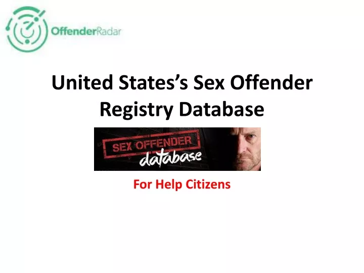 united states s sex offender registry database for help citizens