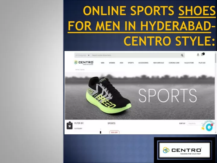 online sports shoes for men in hyderabad centro style