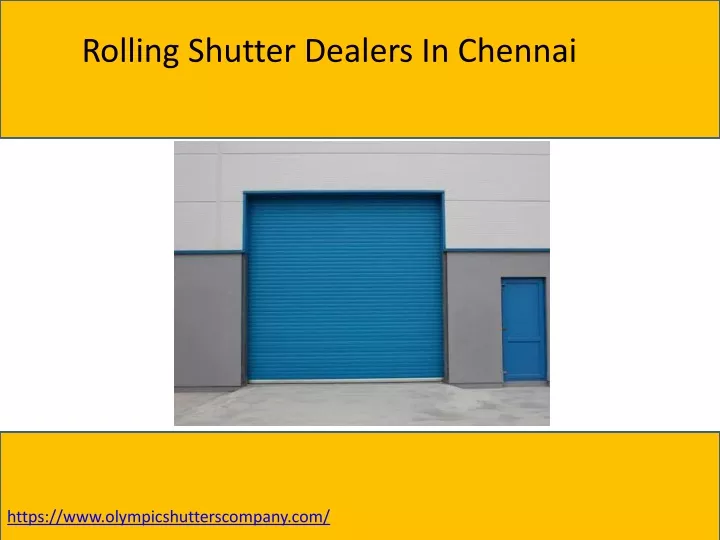 rolling shutter dealers in chennai