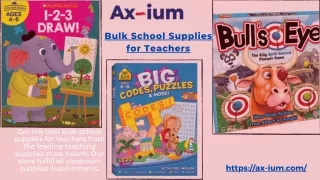 Bulk School Supplies for Teachers - Axium