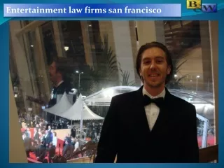 Entertainment law firms san francisco