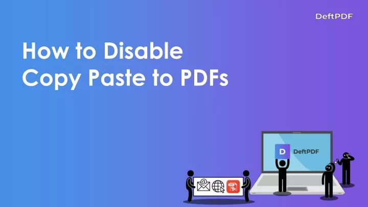 how to disable copy paste to pdfs
