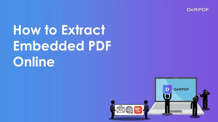 how to extract embedded pdf online