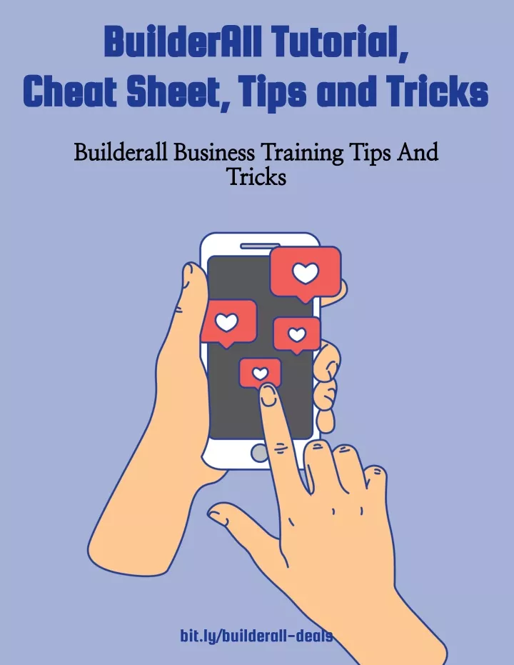 builderall tutorial cheat sheet tips and tricks
