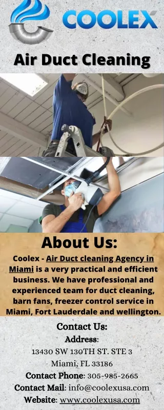 Best Air Duct Cleaning Service in Miami, Fort Lauderdale