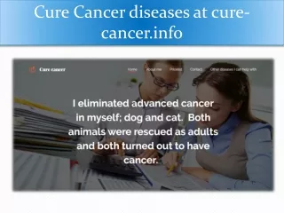 cure cancer diseases at cure cancer info