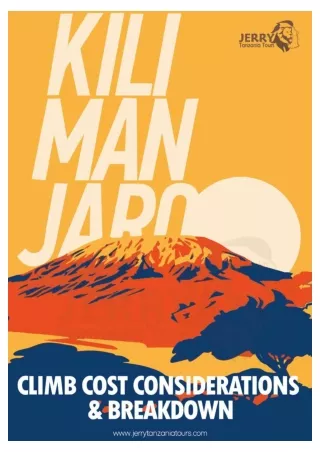 Kilimanjaro Climb Cost Guide - What You Need To Know Before Climbing Kilimanjaro