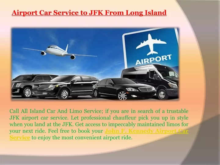airport car service to jfk from long island