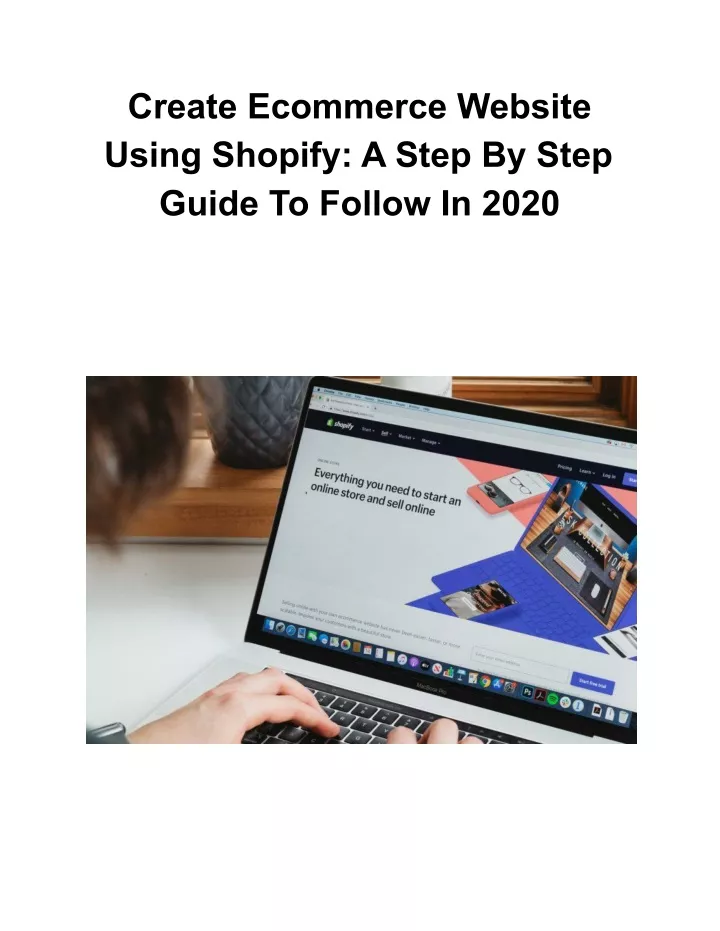 create ecommerce website using shopify a step