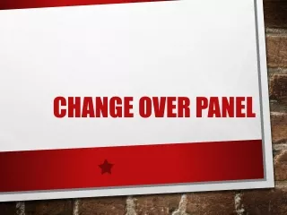 change over panel in Ethiopia