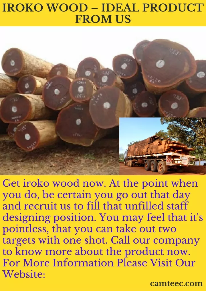 iroko wood ideal product from us