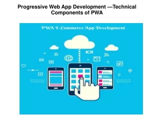 Progressive Web App Development
