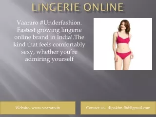 lingerie online