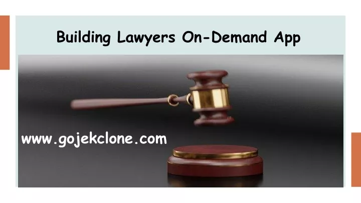 building lawyers on demand app
