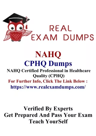 nahq cphq dumps nahq certified professional