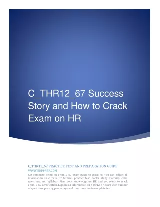 c thr12 67 success story and how to crack exam