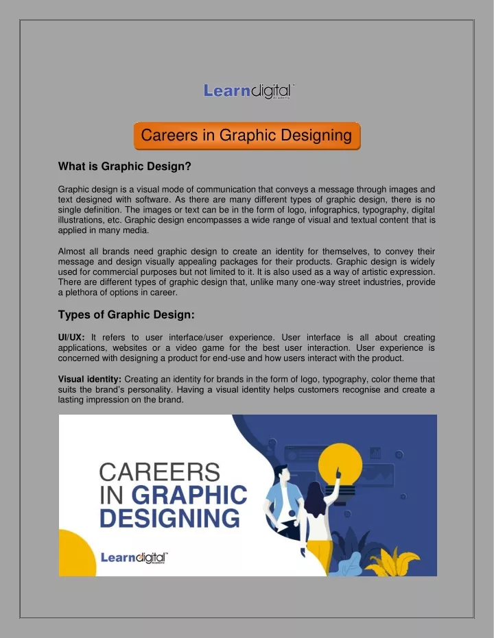 careers in graphic designing