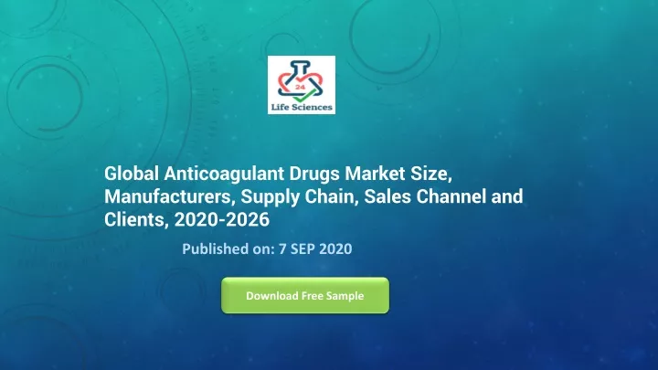 global anticoagulant drugs market size