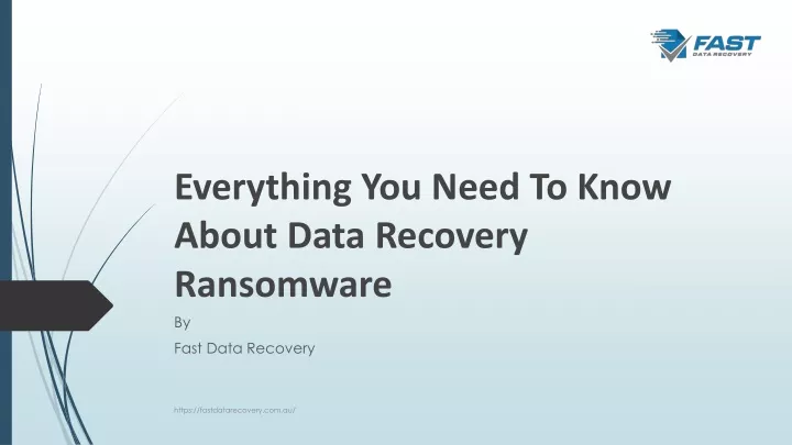 everything you need to know about data recovery ransomware