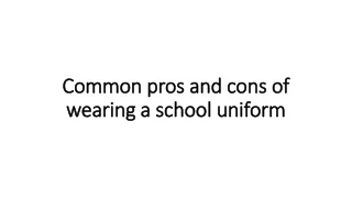 common pros and cons of wearing a school uniform