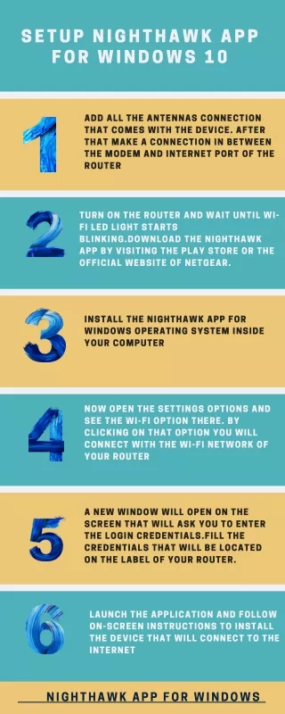Setup Nighthawk App for Windows 10