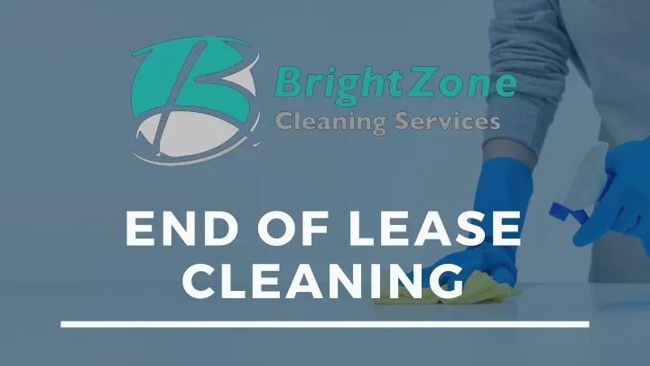 end of lease cleaning