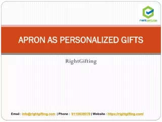 apron as personalized gifts