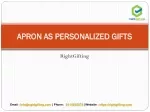 APRON AS PERSONALIZED GIFTS - slide 1