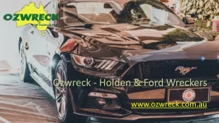 Ozwreck - Holden & Ford Wreckers