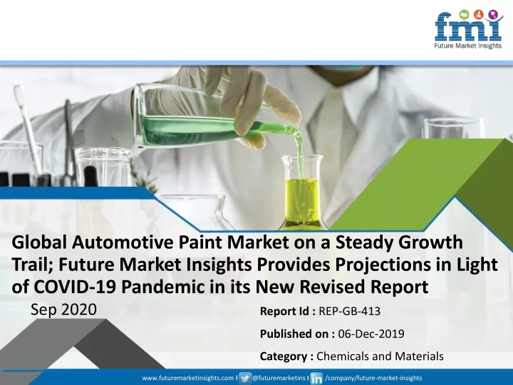 global automotive paint market on a steady growth