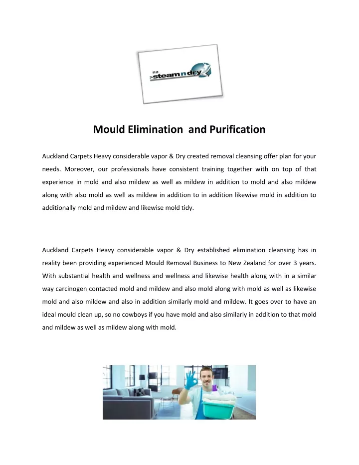 mould elimination and purification