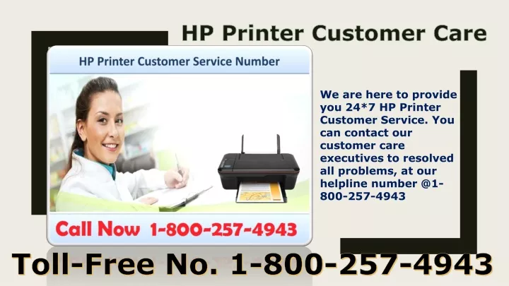 hp printer customer care