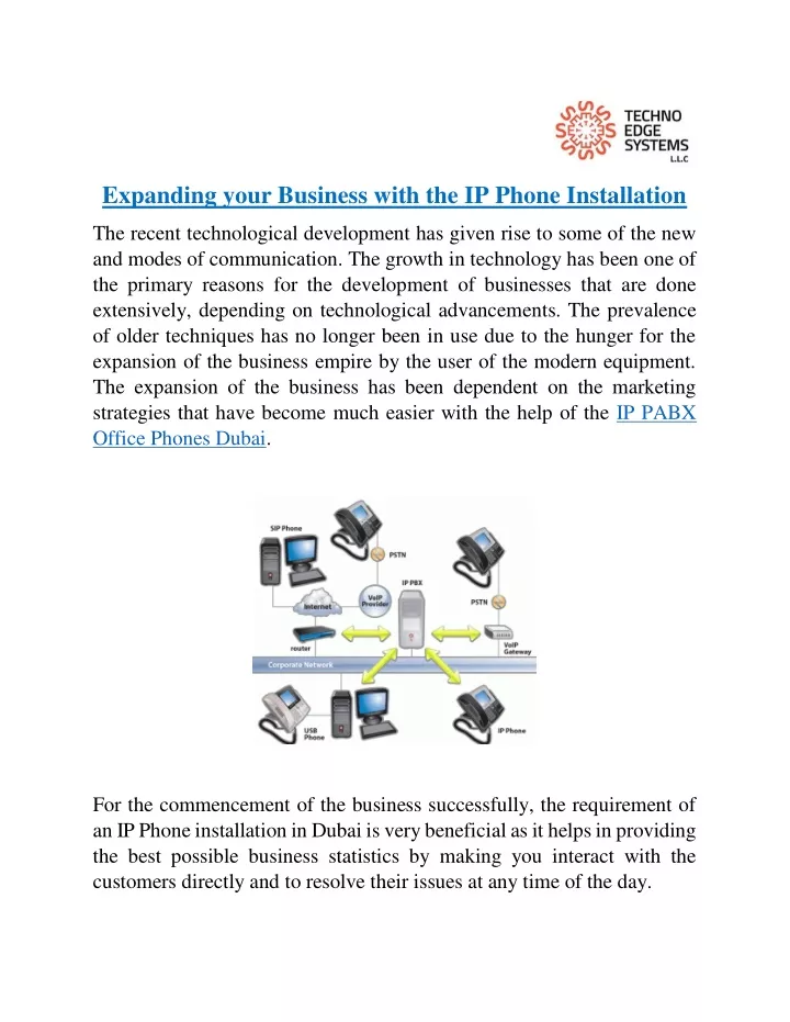 expanding your business with the ip phone