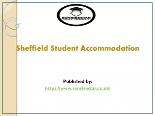 sheffield student accommodation published by https www sunrisestar co uk