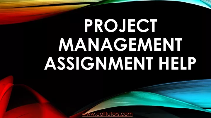 project management assignment help