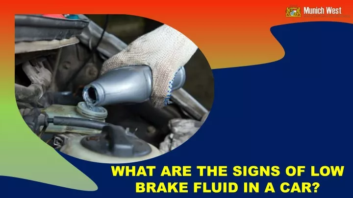 what are the signs of low brake fluid in a car